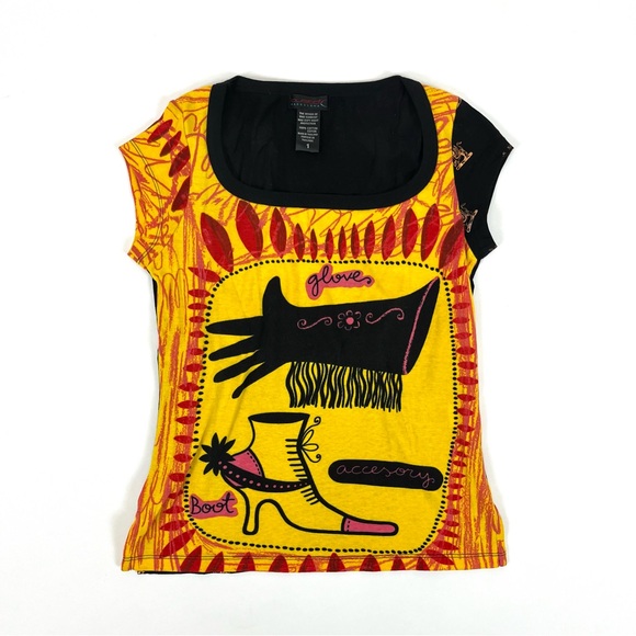 Vintage Custo Barcelona Top - Picture 1 of 4